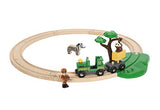 BRIO World - 33720 Safari Railway Set | 17 Piece Train Toy with Accessories and Wooden Tracks for Kids Ages 3 and Up