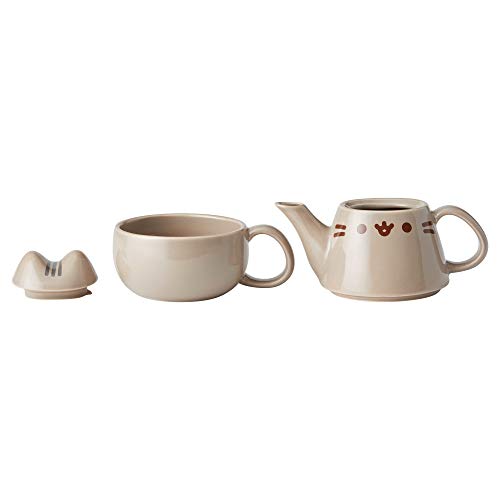 Enesco Our Name is Mud, 6002675, Pusheen "Tea for One" Tea Kit, 10 ounces