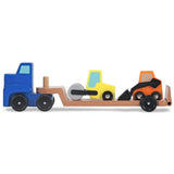 Melissa & Doug Wooden Low Loader & 1 Scratch Art Mini-Pad Bundle (04550)