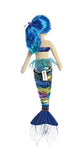 Aurora World Sea Sparkles Mermaid Plush, Rainbow Indigo