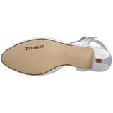 Dyeables Women's Alexis Sandal,White,6.5 W US