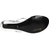 Dyeables Women's Harper Manmade Platform Sandal,Silver Metallic,9.5 B US