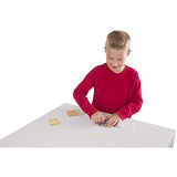 Melissa & Doug Jungle: Mess-Free Sand-Textured Jumbo Foam Stickers + 1 Scratch Art Mini-Pad Bundle