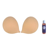 NuBra Feather-Lite Adhesive Bra and Cleanser, Nude, Cup AA