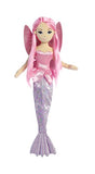 Aurora World Sea Sparkles Fairy Mermaid Coralina Plush,Pink