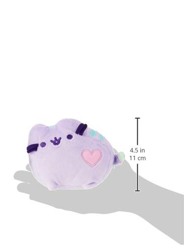 GUND Pusheen Heart Pastel Cat Plush Stuffed Animal, Purple, 6"