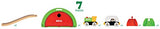 BRIO World - 33711 My First Take Along Set | 7 Piece Train Toy with Accessories and Wooden Tracks for Kids Ages 18 Months and Up