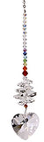 Woodstock Chimes CBH Rainbow Makers Suncatcher, Crystal Brilliance Cascade - Heart
