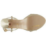 Dyeables Women's Vivi Sandal,Gold Glitter,5.5 B US