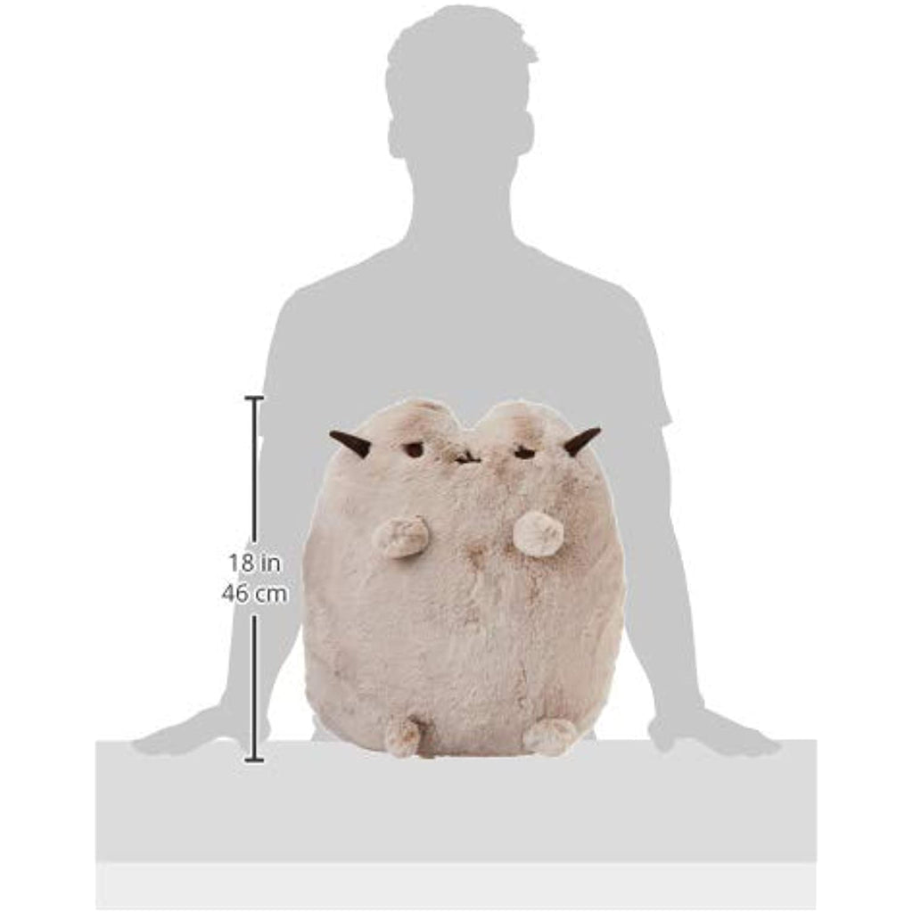 GUND Deluxe Pusheen Sitting Pose Plush Stuffed Animal Cat, Grey, 19"