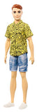 Barbie Ken Fashionistas Doll with Red Hair and Graphic Yellow Shirt