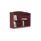 Guidecraft 3-Shelf Cherry Bookcase - Shelves, Home & Office Organizer Furniture, Book Display