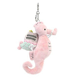 GUND Pusheen Mermaid and Seahorse Magical Kitties Plush Deluxe Keychain Clip, Multicolor, 8.5"