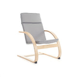 Guidecraft Nordic Rocker, Gray Cushioned Chair - Furniture