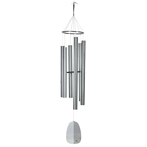 Woodstock Chimes WWKD Windsinger Chimes of King David, 88 in, Silver