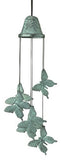 Woodstock Chimes CBC The Original Guaranteed Musically Tuned Chime Habitats-Butterfly, Verdigris