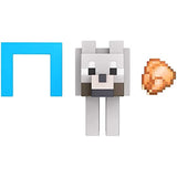 Minecraft 3.25-in Wolf Action Figure w/1 Portal Piece & 1 Accessory