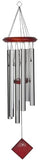 Encore Collection by Woodstock Chimes - The ORIGINAL Guaranteed Musically Tuned Chime, Chimes of Pluto - Silver