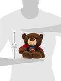 GUND DC Comics Universe Fuzzy Bear Superman Plush, 14", Brown