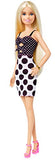 Barbie Fashionistas Doll with Long Blonde Hair Wearing Polka Dot Dress and Accessories, for 3 to 8 Year Olds