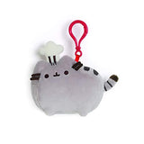 GUND Pusheen with Chef Hat Stuffed Plush Backpack Clip, 4.5"