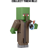 Minecraft 3.25-in Zombie Villager Action Figure w/1 Portal Piece & 1 Accessory