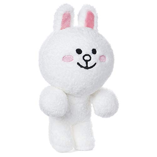 GUND LINE Friends Cony Dangler Hanging Plush Stuffed Animal Rabbit, White, 6"
