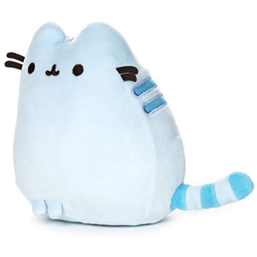 GUND Pusheen Squisheen Pet Pose Plush Stuffed Animal Cat, Blue, 6"