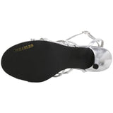 Dyeables Women's Runway Sandal,Silver,7.5 M