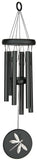Woodstock Chimes Signature Habitats Chime, Black Dragonfly