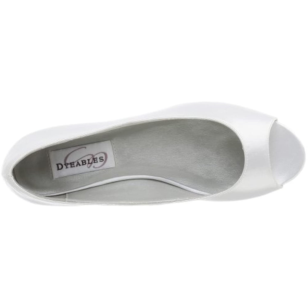 Dyeables Women's Kara Dyeable Pump,White,8.5 W