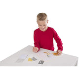 Melissa & Doug Jungle: Mess-Free Sand-Textured Jumbo Foam Stickers + 1 Scratch Art Mini-Pad Bundle