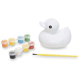 Melissa & Doug Rubber Ducky: Decorate-Your-Own Kit & 1 Scratch Art Mini-Pad Bundle (08865)