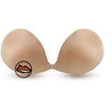 NuBra SE668 Seamless Underwire Adhesive Bra Cup B C D DD/E Strapless Bandless