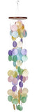 Woodstock Chimes CWR The Original Guaranteed Musically Tuned Chime Asli Arts Collection, Capiz Waterfall - Rainbow