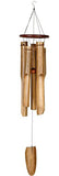 Woodstock Chimes C253 The Original Guaranteed Musically Tuned Chime Asli Arts Collection, Large, Cocoa Ring Bamboo