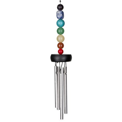 Woodstock Chimes PC7 Pocket Chakra Chime, Seven Stones