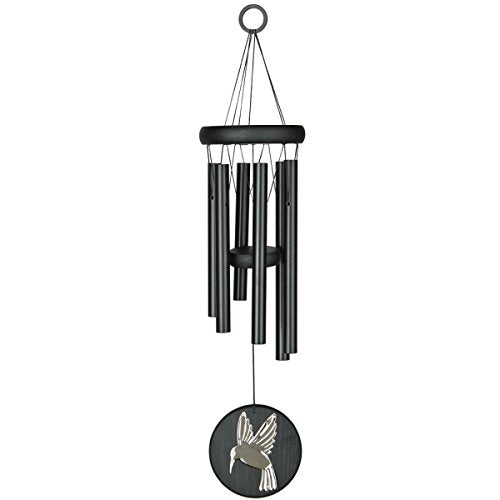 Woodstock Chimes Habitats Chime, Hummingbird, Black