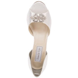 Touch Ups Women's Olivia Black Satin 11 M