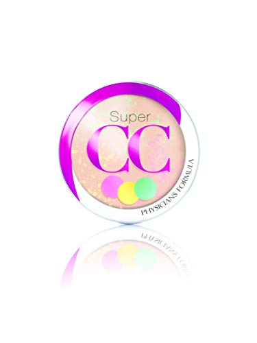 Physicians Formula Super CC Color-Correction + Care CC+ Powder Light/Medium 0.3 Ounce, SPF 30