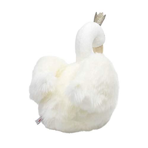 GUND Swan Princess with Glittering Crown Plush Stuffed Animal, 14"