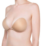 The NuBra Feather-Lite Super Padded Light Adhesive Bra,UK C-US C,Tan