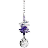 Woodstock Chimes CCSU Rainbow Makers Suncatchers Crystal Sunrise Cascade, Purple