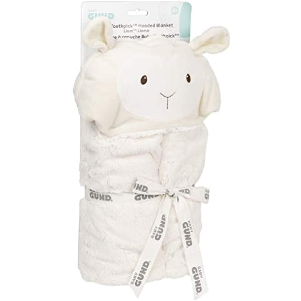 GUND Baby Baby Toothpick Llama Hooded Blanket Plush, Cream