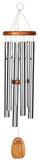 Woodstock Chimes - The Original Guaranteed Musically Tuned Amazing Grace Chime, Medium, Silver