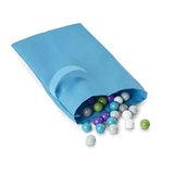 Melissa & Doug Double-Sided Wooden Solitaire & Chinese Checkers Board Game (Blue) with 60 Game Pieces (17.5 W x 17.5 L x 1.5 D), Great Gift for Girls and Boys - Best for 6, 7, 8 Year Olds and Up