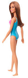 Barbie Doll, Brunette, Wearing Swimsuit, for Kids 3 to 7 Years Old