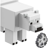 Mattel Minecraft Craft-a-Block 2-Pk, Action Figures (Stray vs Polar Bear)