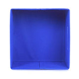 Guidecraft Blue Storage Bins - Set of 5: Cubes, Kid's Toy, Closet Shelf and Nursery Drawer Organizer