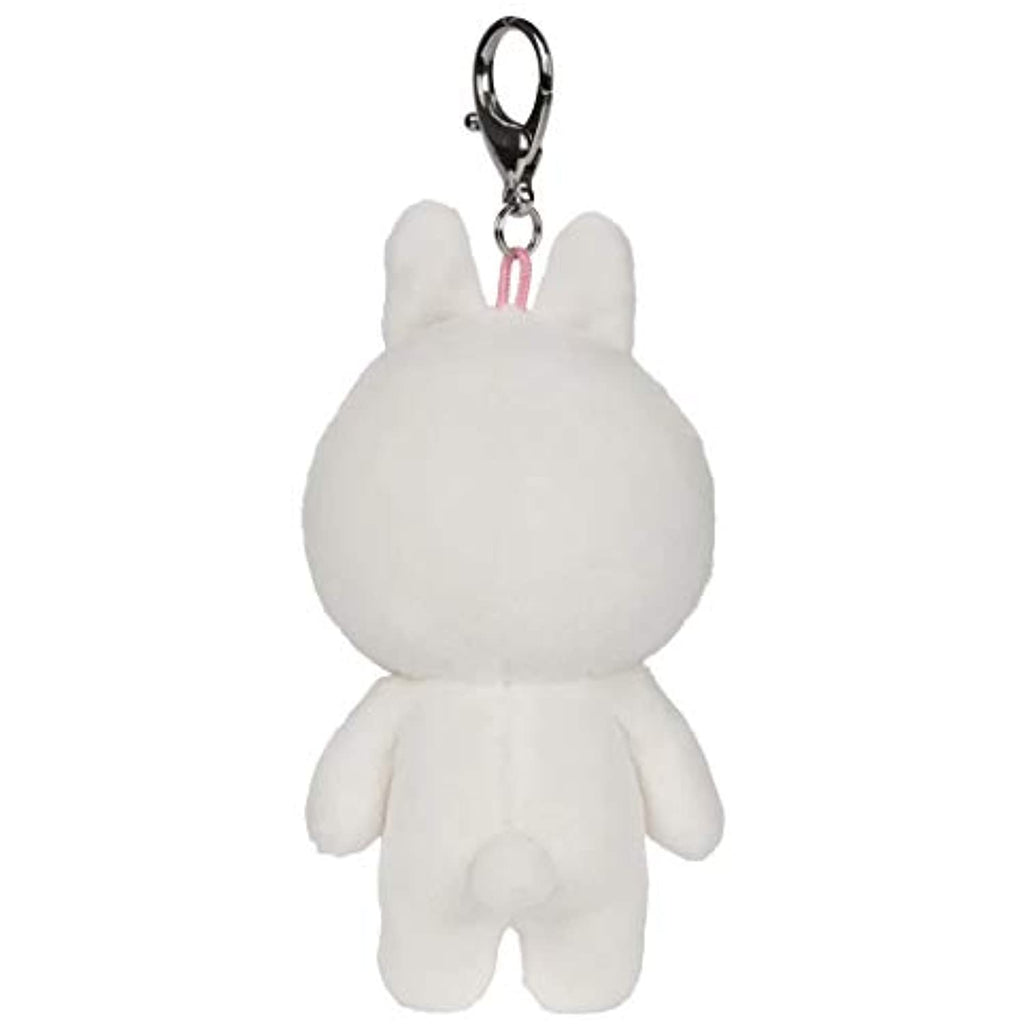 GUND LINE Friends Cony Rabbit Backpack Clip Plush Stuffed Animal, 5"